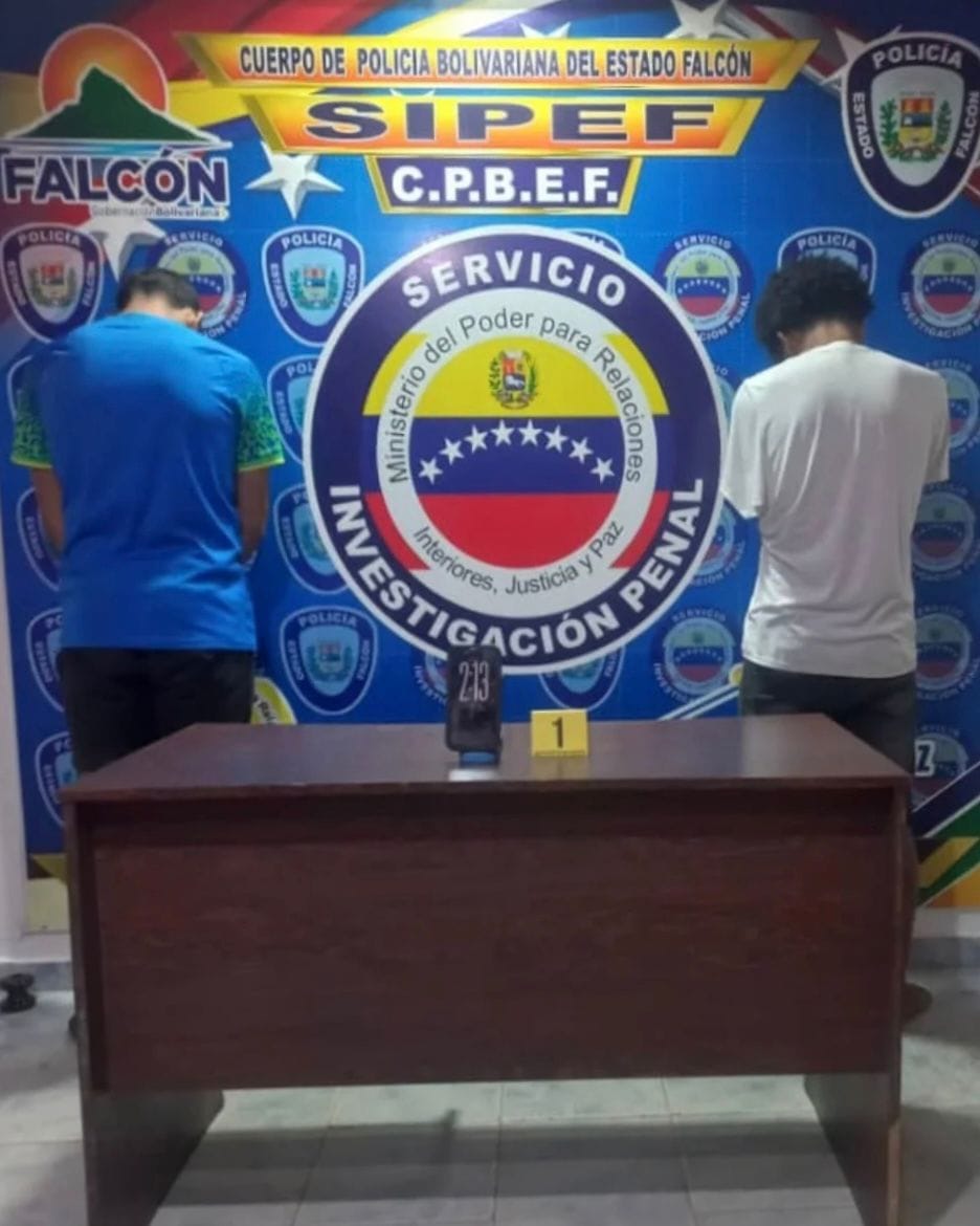 Dos detenidos en Falcón por amenazar con difundir fotos íntimas de una mujer