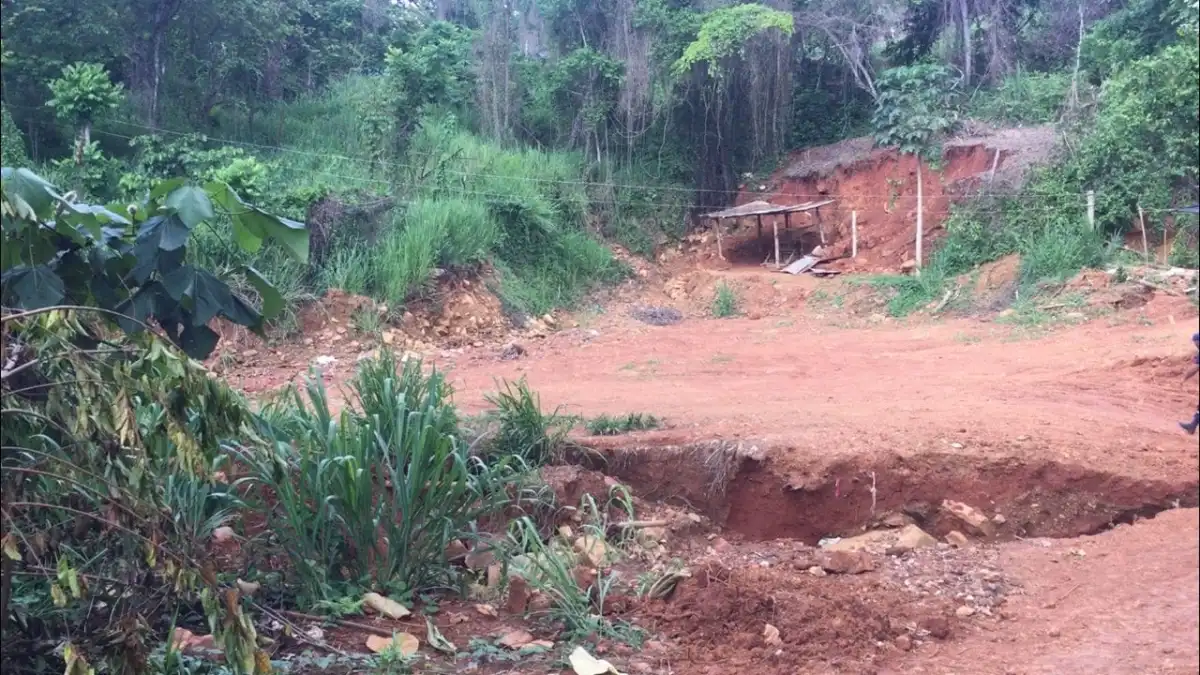 Minero murió tapiado por un alud de tierra mientras trabajaba en Bolívar