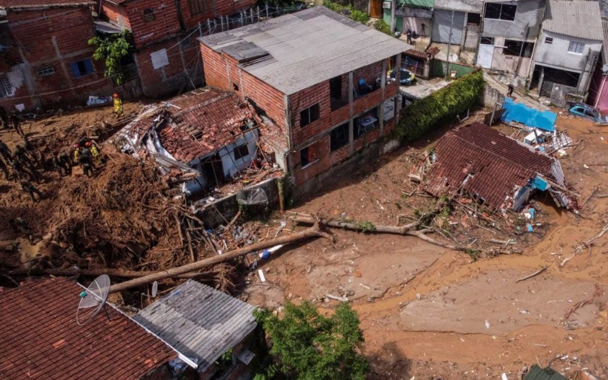 Ascendió a 64 el número de muertos por fuerte temporal en Brasil