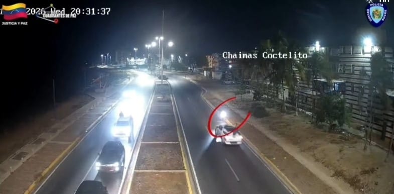 Detenido motorizado por conducir a contravía en la avenida Cacique Maragüey de Cumaná