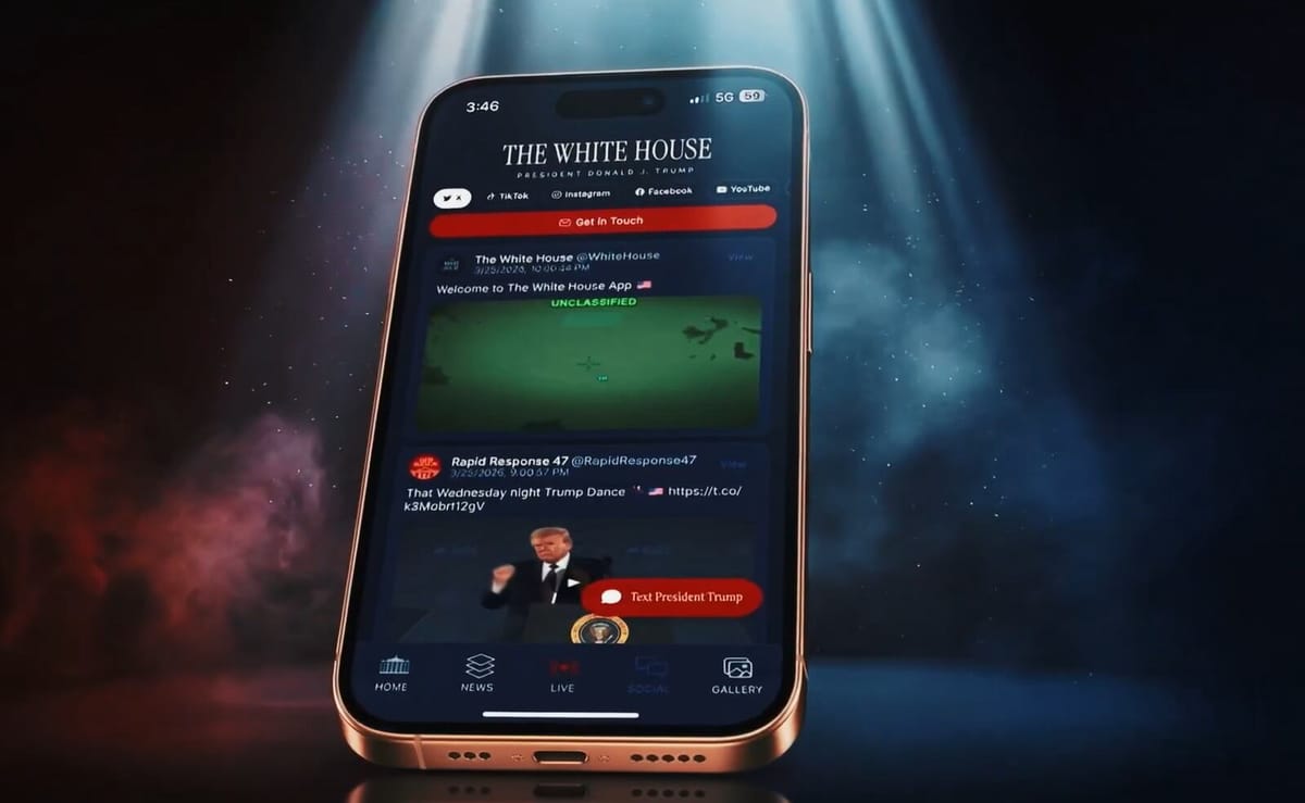 Casa Blanca lanzó aplicación móvil para seguir actividades de Donald Trump