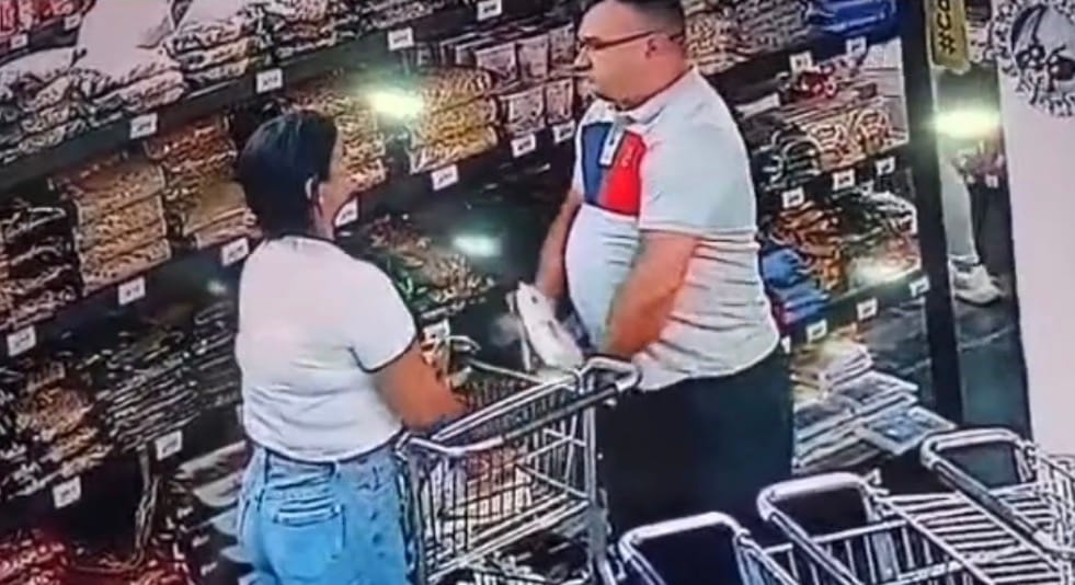 Pareja quedó grabada mientras robaban varios artículos de un comercio en Lara