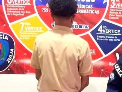 Adolescente fue retenido por amenazar con un cuchillo a un compañero en Zulia
