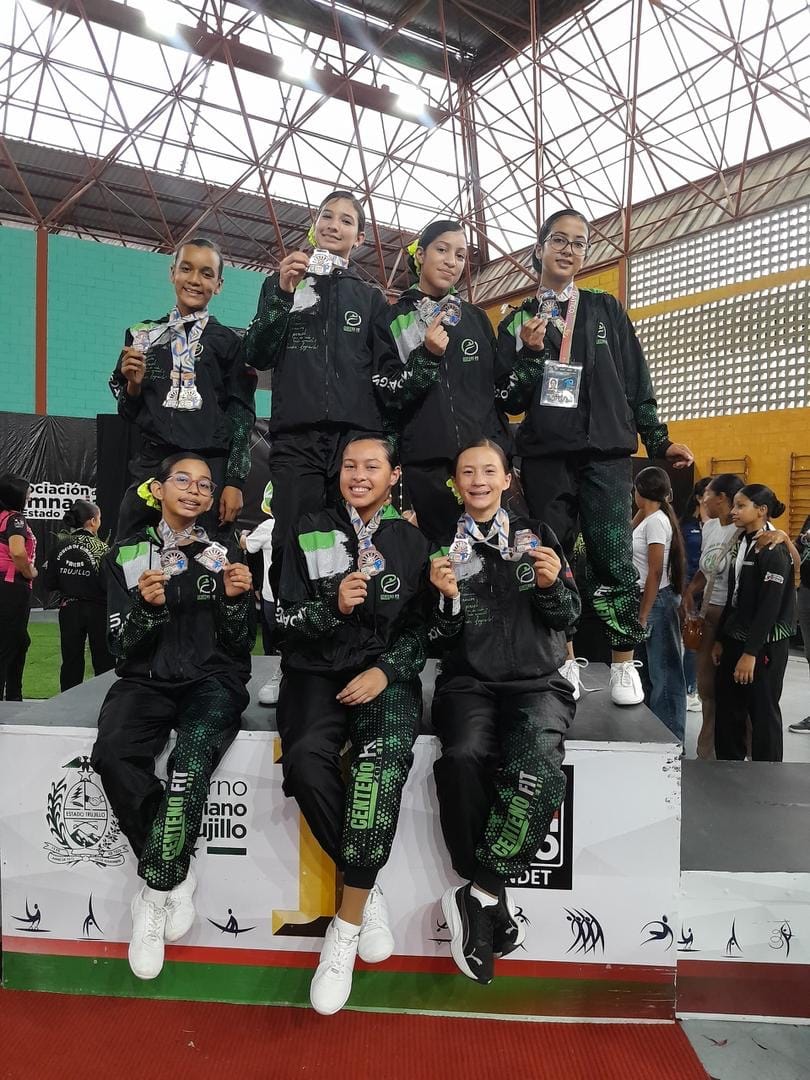 Gimnastas de Anzoátegui brillaron en Trujillo durante la 18va Copa Cuerpo Elástico