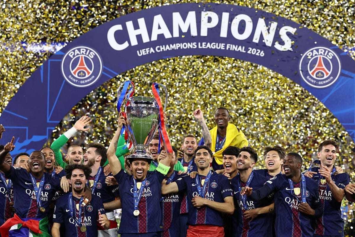 PSG conquistó su segunda Champions League consecutiva tras vencer al Arsenal