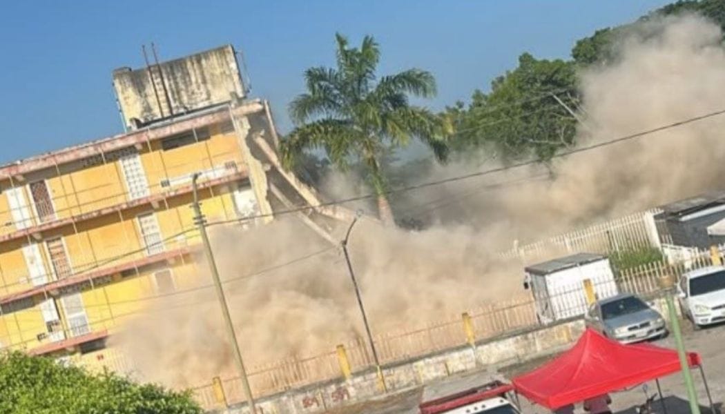 Edificio afectado por terremotos colapsó en Miranda: no se registraron heridos ni muertos