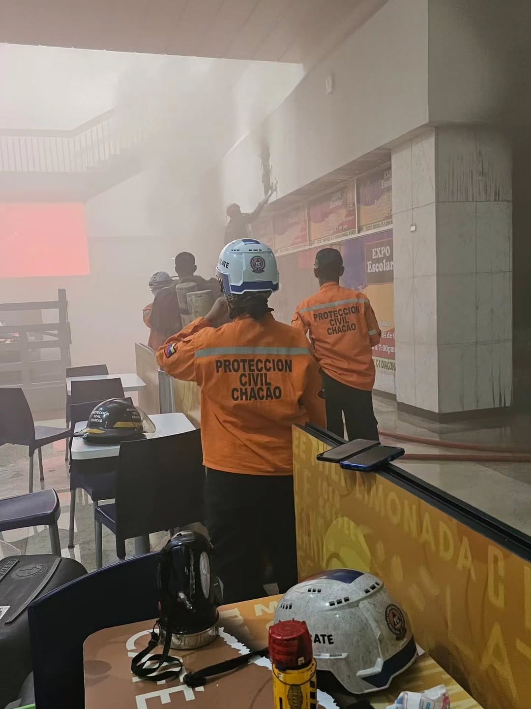 Se registró un incendio en el Centro Comercial Ciudad Tamanaco de Chacao este 30 de julio