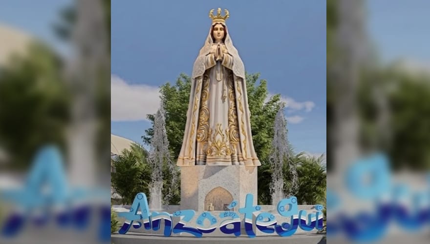 ANZOÁTEGU | Artista reveló escultura en honor a la Virgen del Valle que será instalada en Puerto La Cruz