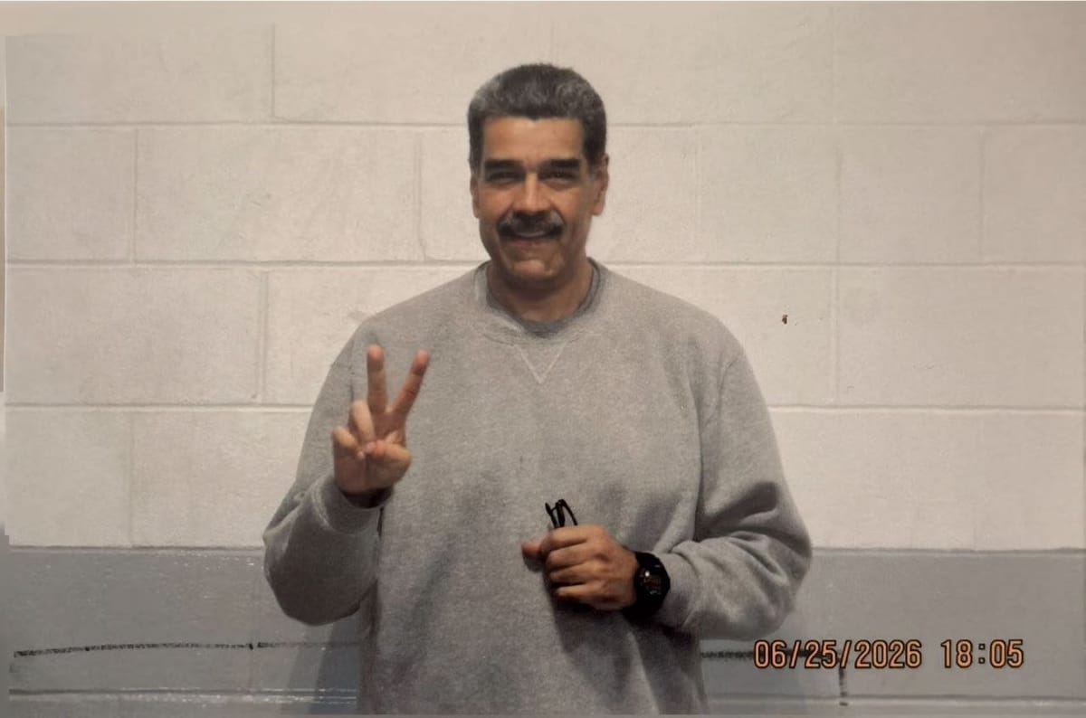 Revelaron imágenes de Nicolás Maduro desde prisión de Nueva York