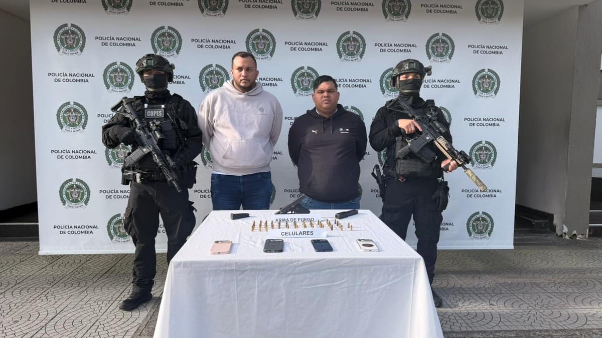 Capturaron a dos cabecillas del Tren de Aragua solicitados por EE.UU. en Colombia