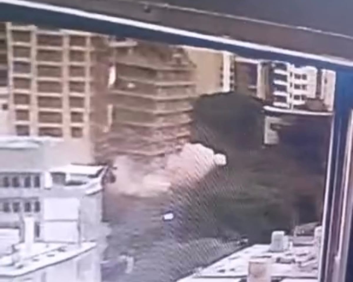 Cámara de seguridad registró el momento en el que colapsó el edificio Petunia por los sismos