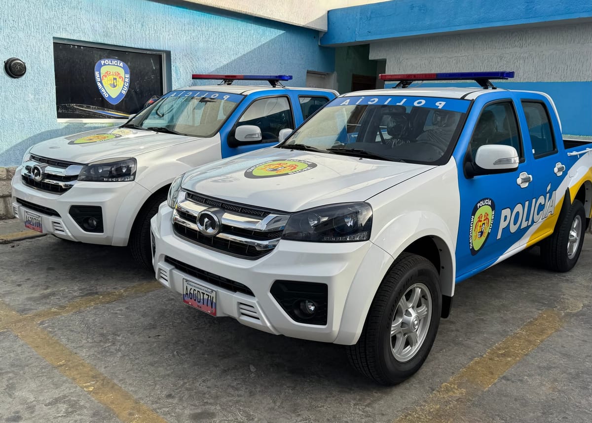 SUCRE | Alcaldía de Cumaná entregó dos nuevas patrullas a la Policía Municipal