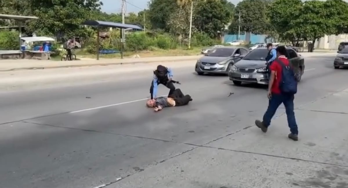 Periodistas grababan un arrollamiento cuando otro peatón fue embestido por otro vehículo en Honduras