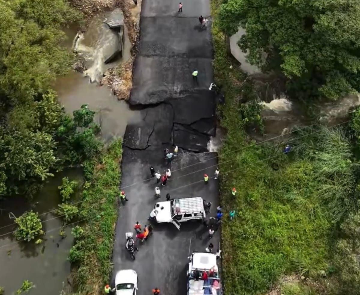 Colapso de alcantarilla restringe el paso por la Troncal 5 entre Barinas y Táchira