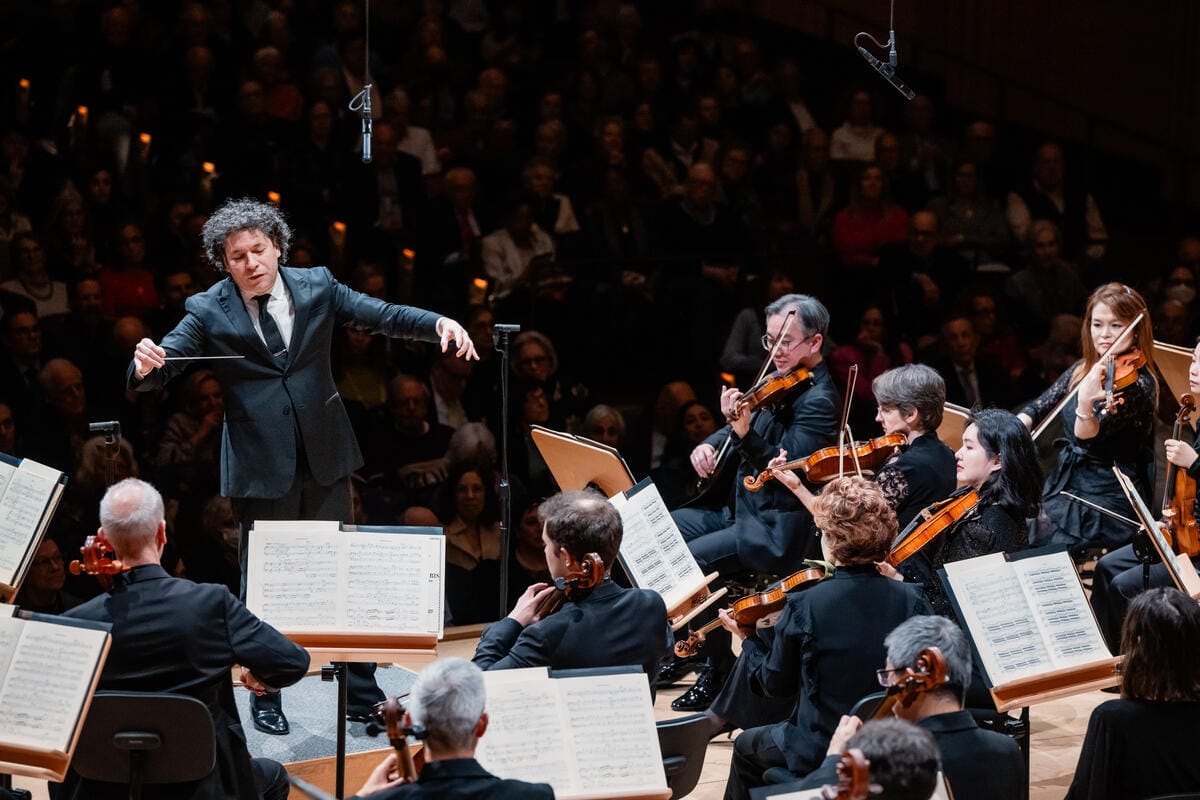 Gustavo Dudamel debutó en España al frente de la Filarmónica de Nueva York