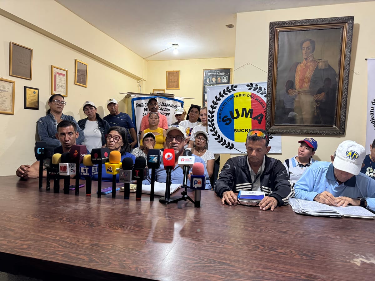 SUCRE | Educadores de Sucre cuestionan falta de diálogo con la gobernación sobre beneficios laborales