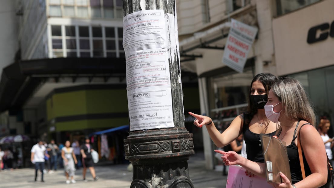 La tasa de desempleo en Brasil llega a su nivel más alto