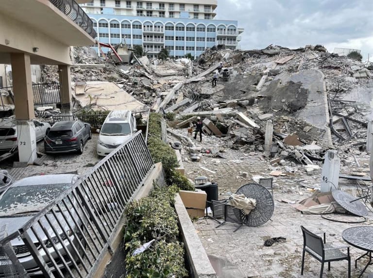 Aumentó el número de muertos y desaparecidos por colapso de edificio en Miami