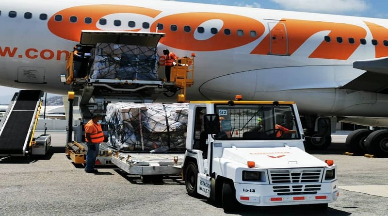 Arribaron a Venezuela más de 29 toneladas de insumos médicos procedente de China