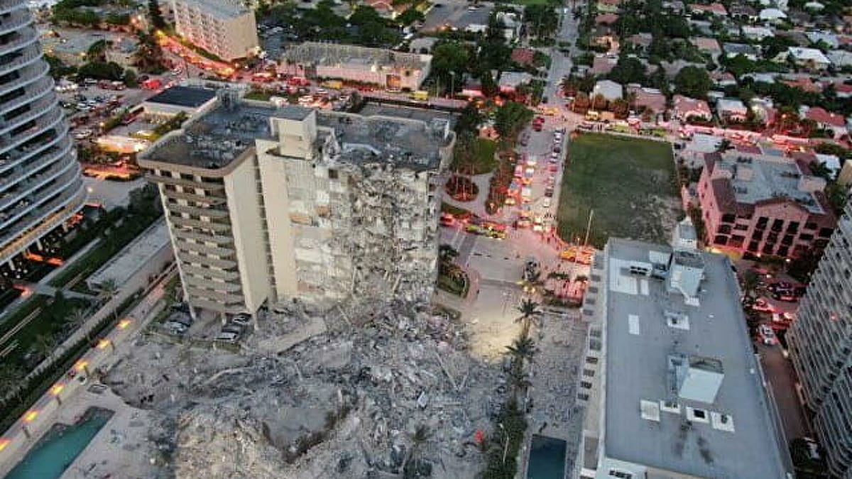 Seis venezolanos desaparecidos tras derrumbe del edificio en Miami
