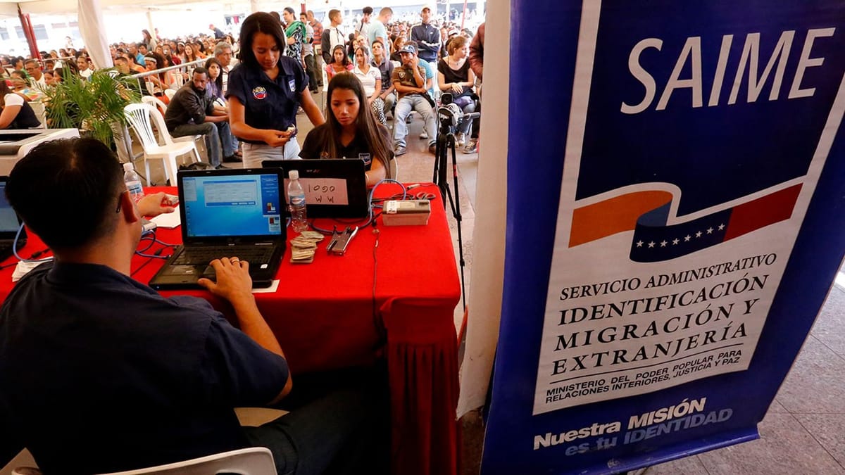 Saime inició jornada nacional de cedulación este lunes