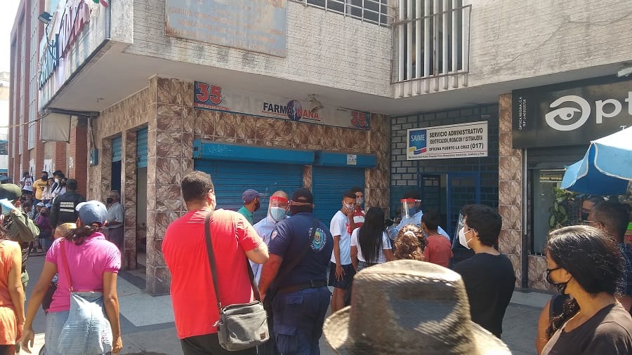 Jornada de cedulación fluyó con normalidad en Puerto la Cruz