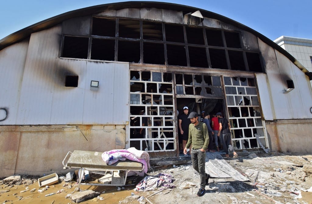 Incendio en hospital COVID de Irak causó más de 90 muertos
