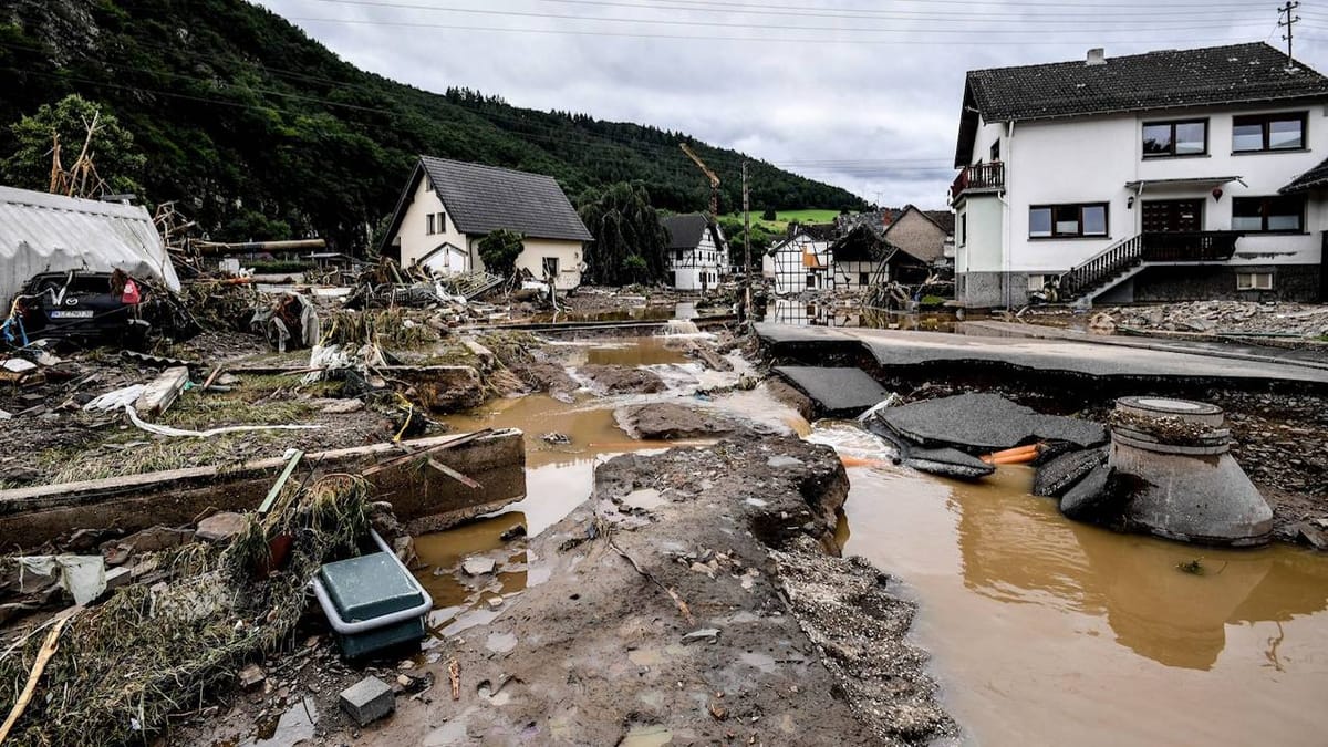 Fuertes lluvias en Alemania dejan al menos 58 muertos