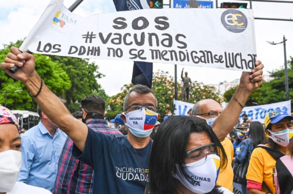 El OVCS registró 3.393 protestas en Venezuela durante el primer semestre de 2021