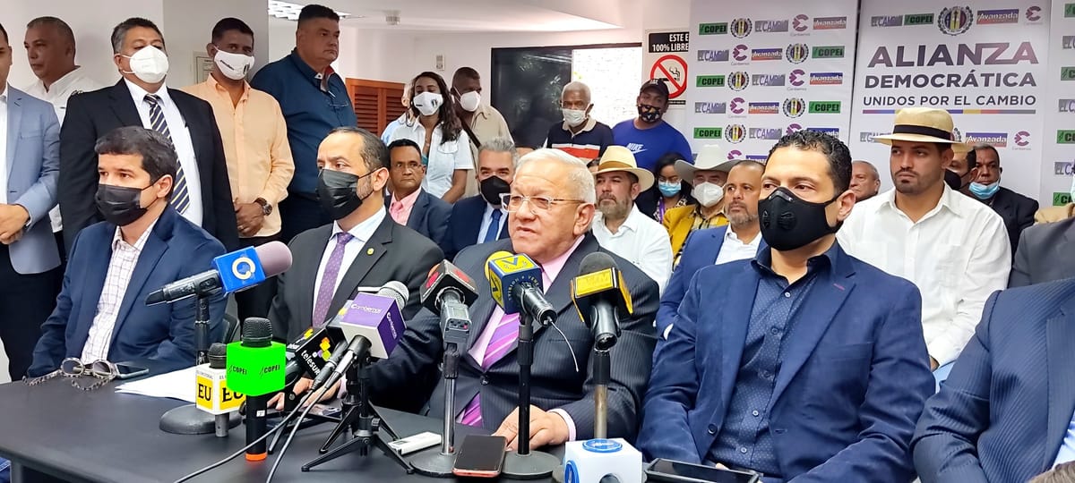 Alianza Democrática dio a conocer a sus 23 candidatos a las gobernaciones para elecciones de noviembre