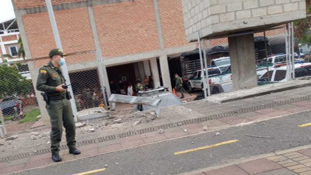 Atentado en sede policial de Cúcuta dejó al menos 14 heridos
