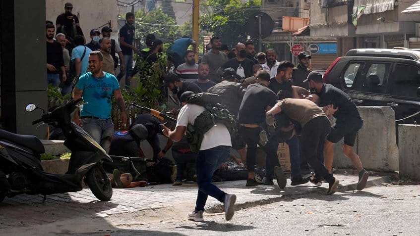 Tiroteo en una protesta de Beirut dejó seis muertos y sesenta heridos