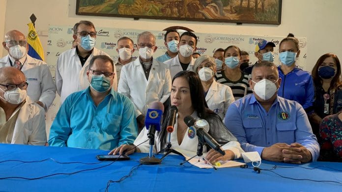 Gobernadora Laidy Gómez sobre detención de funcionarios de Corposalud: «La FAES se los llevó por orden de Bernal»
