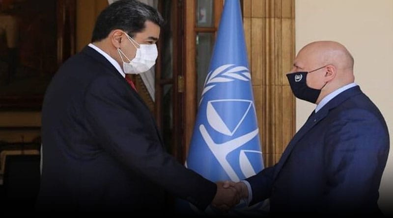 Presidente Maduro recibió al fiscal de la Corte Penal Internacional, Karim Khan en Palacio de Miraflores
