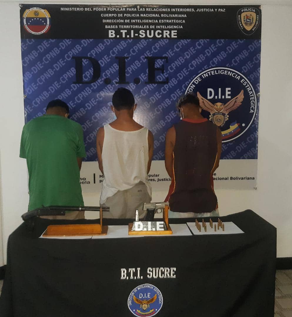 PNB desmanteló una banda dedicada al robo en el estado Sucre