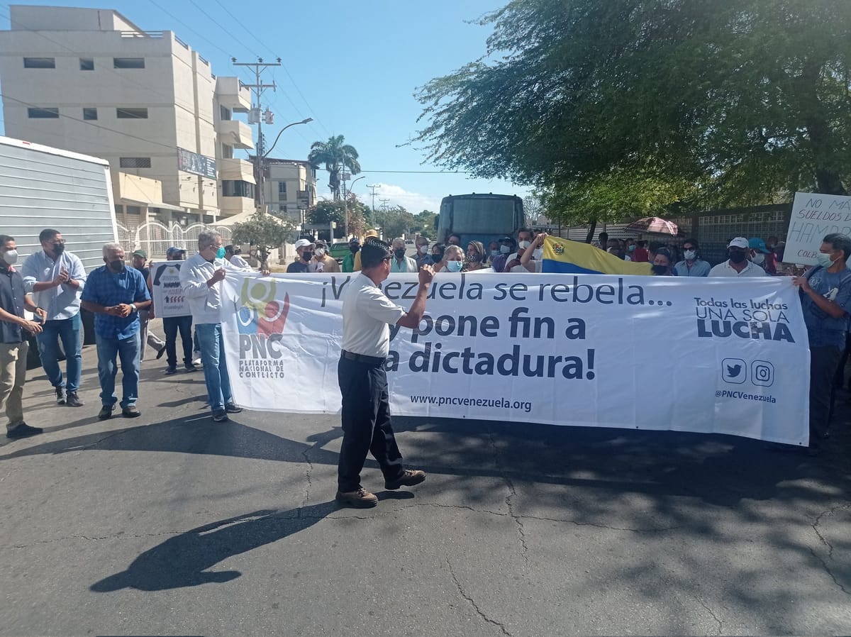 Sucre | Trabajadores de la salud y otros gremios se movilizaron para reclamar sus reivindicaciones laborales