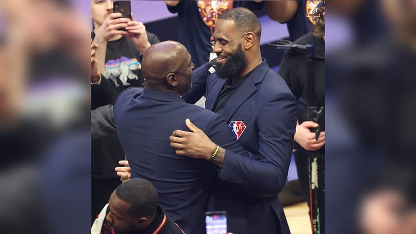 LeBron James y Michael Jordan se reencontraron en el All-Star