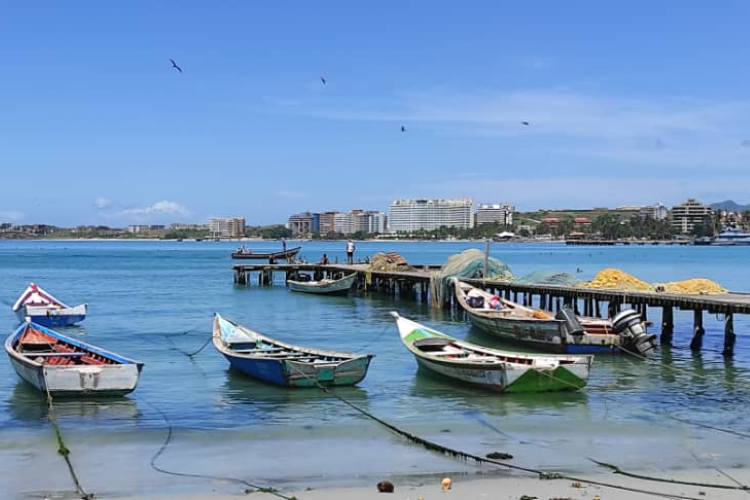 Nueva Esparta | Pescadores intercambian pescado y alimento para palear la crisis del combustible