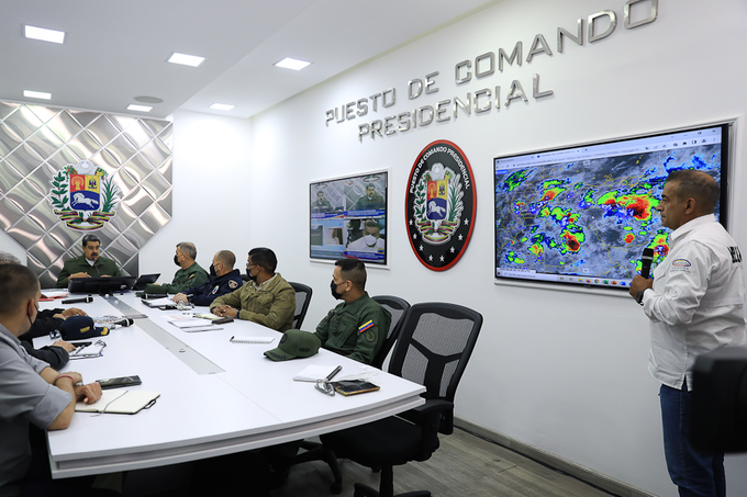 Maduro se pronunció tras las fuertes lluvias en el país