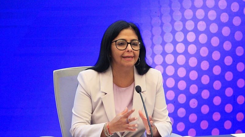 Delcy Rodríguez anunció que se incrementaron las exportaciones en el país