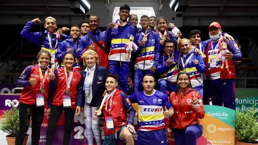 Venezuela logró 26 preseas de oro en los Juegos Suramericanos Rosario 2022