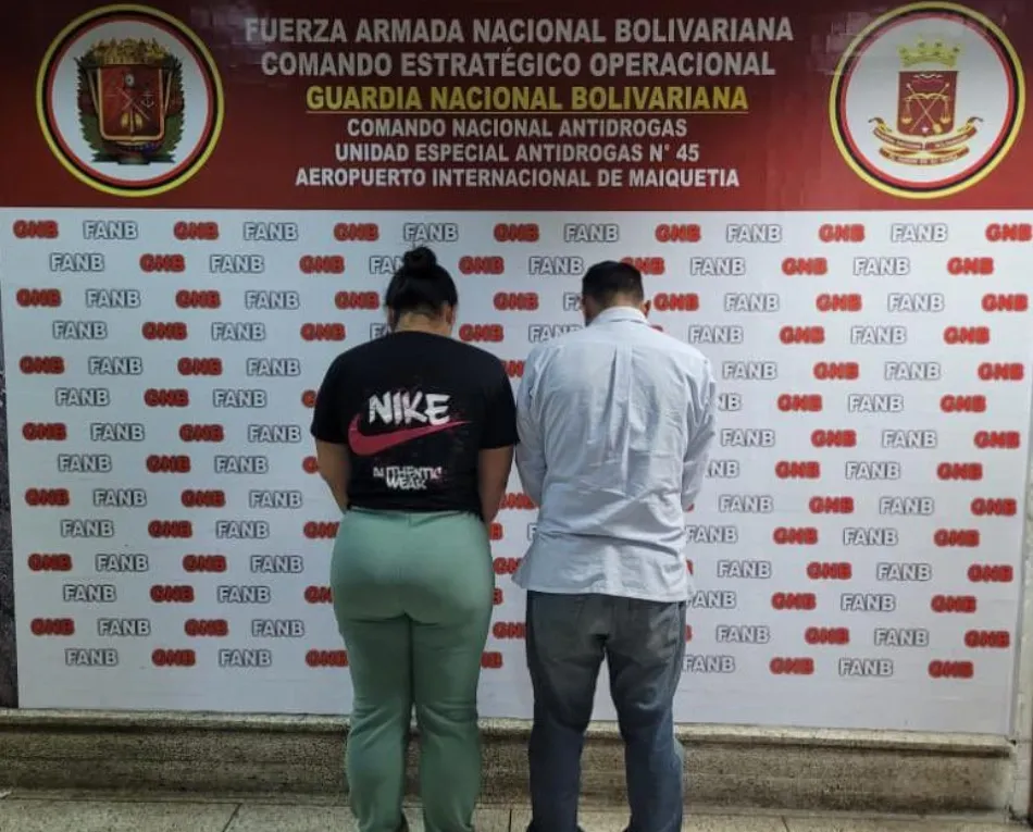 GNB detuvo a dos personas intentando ingresar al país 109 visas mexicanas