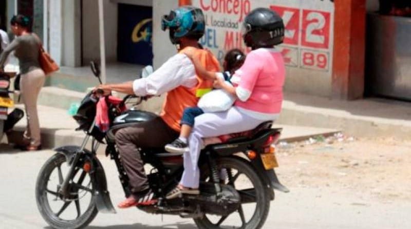 En El Tigre prohibieron el traslado de menores de 10 años en moto