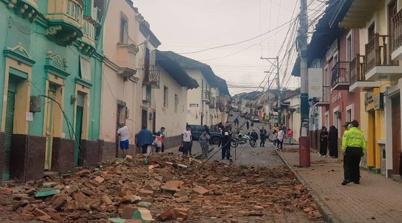 Se registraron dos sismos y ocho réplicas en Ecuador