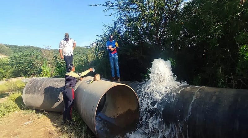 Hidrocaribe denunció actos criminales contra tubería del sistema Rincón-Molorca