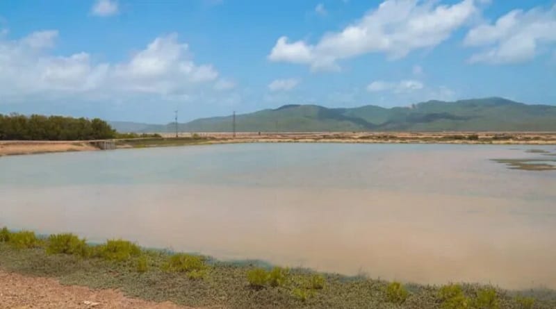 Nuevo avance de 95% en el dragado de la laguna de Puerto Píritu