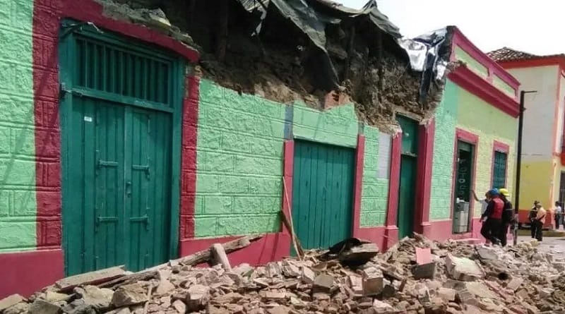 Colapsó vivienda ubicada en el casco histórico de Barcelona