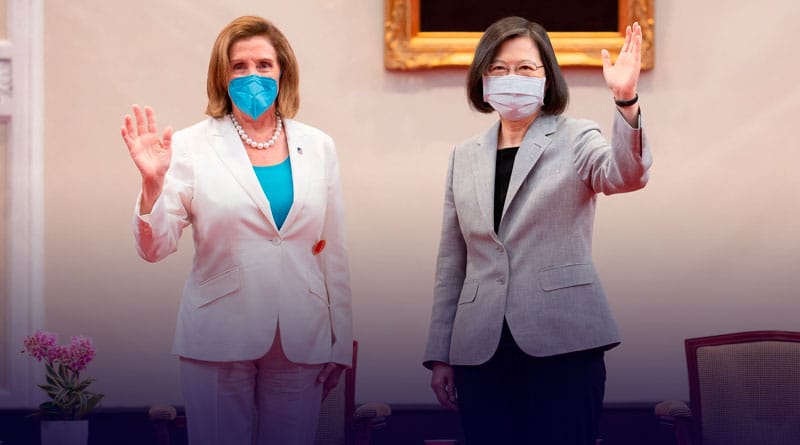 Pelosi dice a presidenta taiwanesa que EE.UU. "no abandonará a Taiwán"