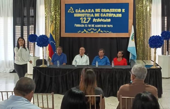 La Cámara de Comercio e Industria de Carúpano celebró 127 años desde su fundación.