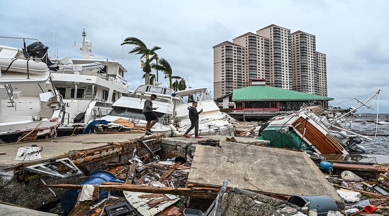 Residentes de Carolina del Sur se preparan para la llegada del huracán Ian